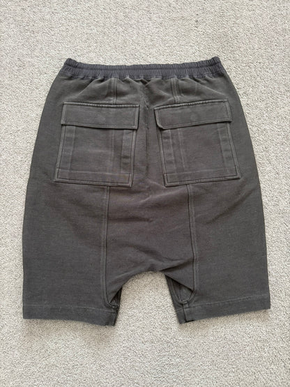 FW15 Rick Owens Runway "Sphinx" Dark Dust Woven Pods Shorts