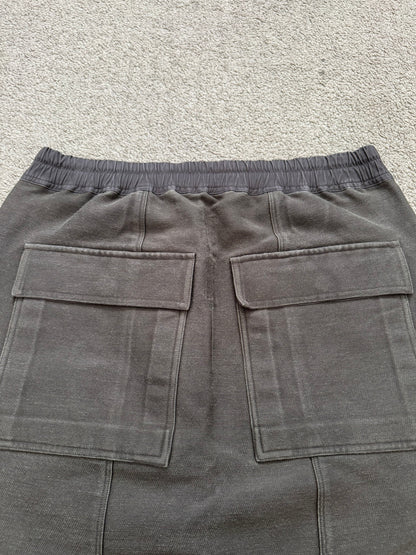 FW15 Rick Owens Runway "Sphinx" Dark Dust Woven Pods Shorts