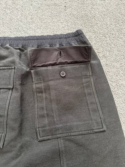 FW15 Rick Owens Runway "Sphinx" Dark Dust Woven Pods Shorts