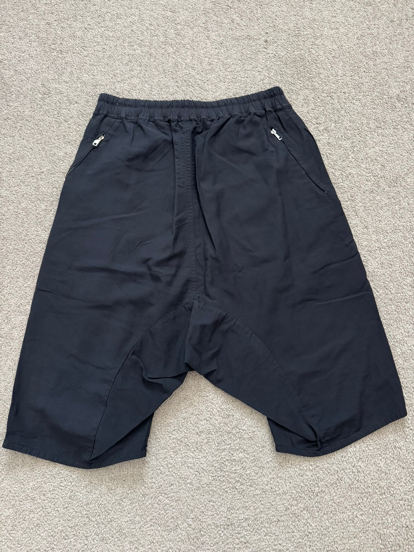 FW15 Rick Owens Mainline "Sphinx" Basket Swinger Shorts