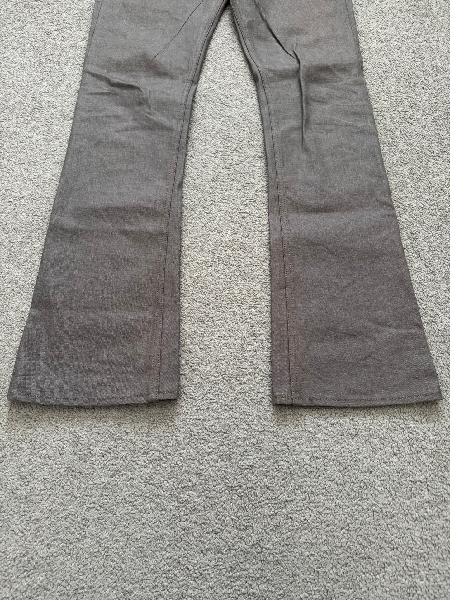 FW23 Rick Owens DRKSHDW MIJ Selvedge Jim Bootcut Denim Jeans