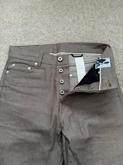 FW23 Rick Owens DRKSHDW MIJ Selvedge Jim Bootcut Denim Jeans
