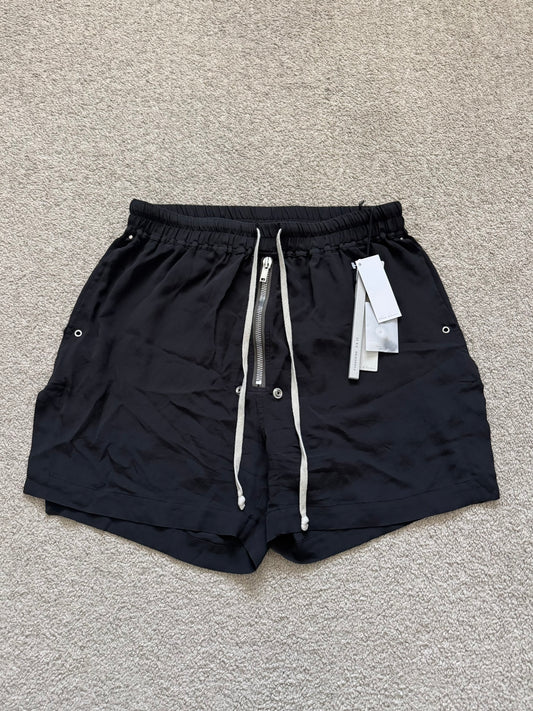 SS22 Rick Owens Mainline "Fogachine" Silk Bela Boxer Shorts