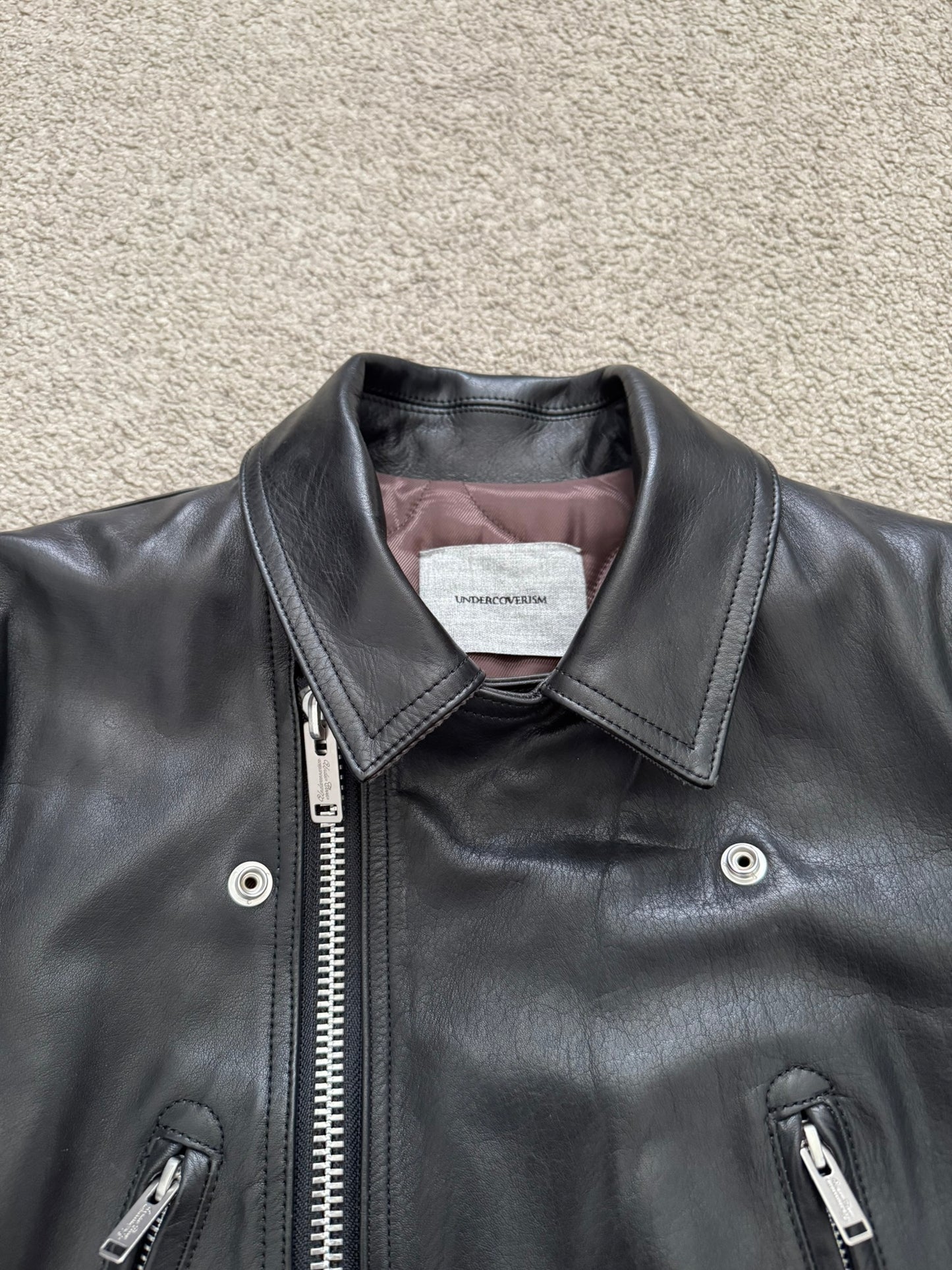 FW13 Undercover "Anatomicouture" Biker/Rider Leather Jacket