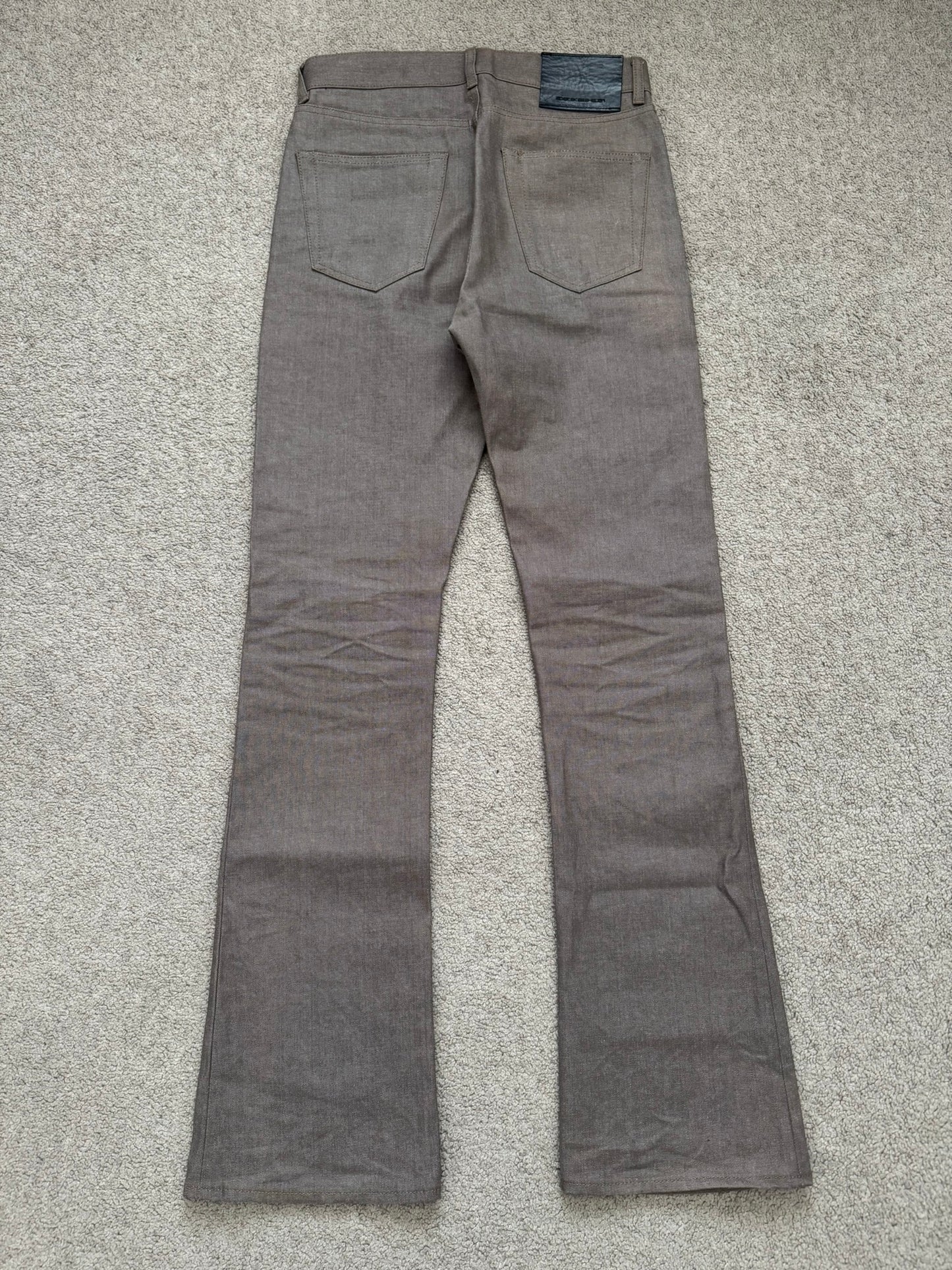 FW23 Rick Owens DRKSHDW MIJ Selvedge Jim Bootcut Denim Jeans