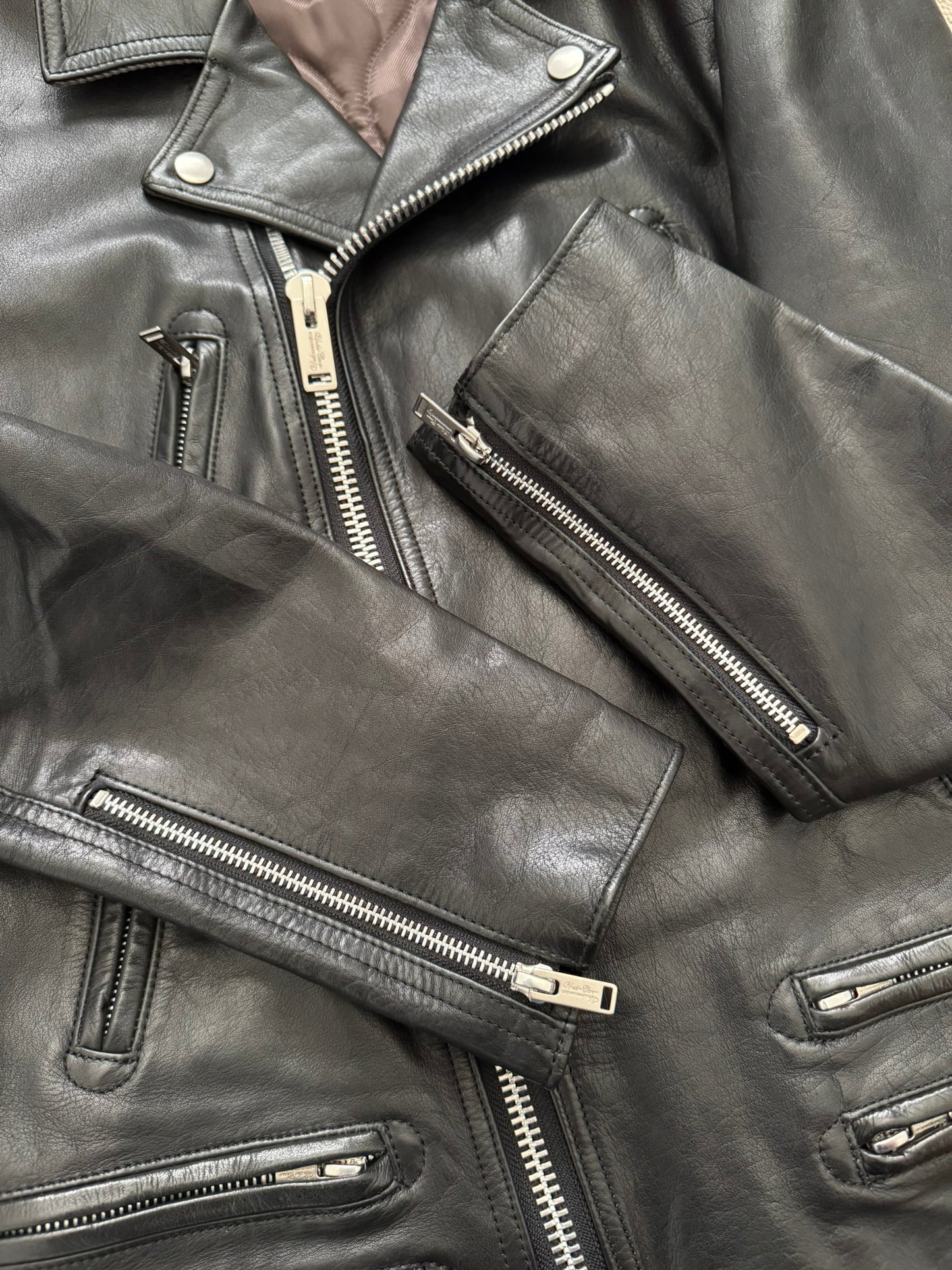FW13 Undercover "Anatomicouture" Biker/Rider Leather Jacket
