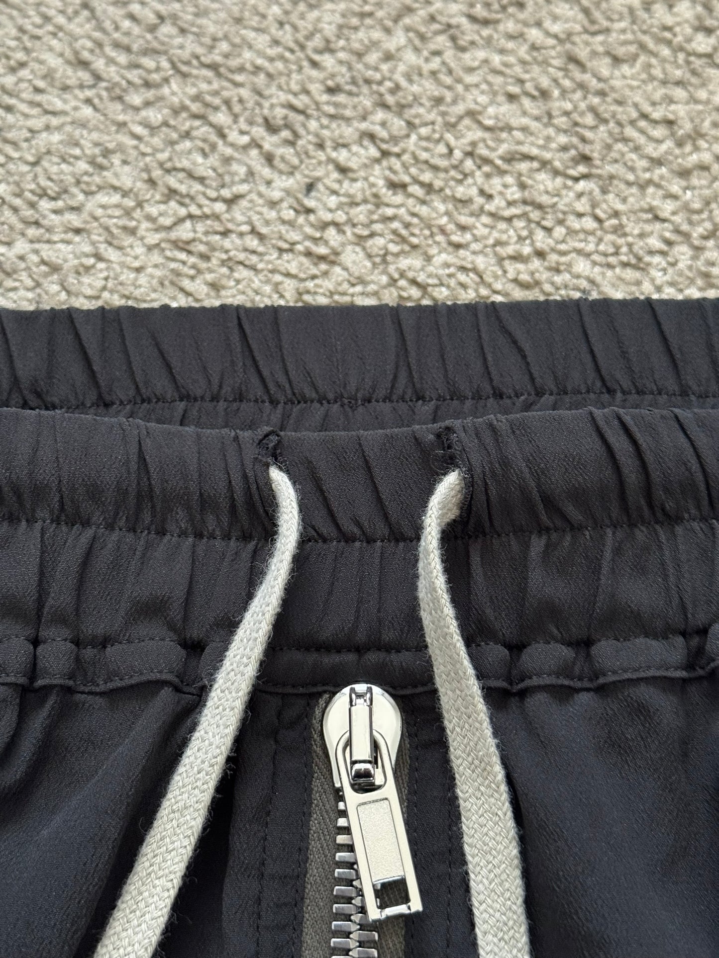 SS22 Rick Owens Mainline "Fogachine" Silk Bela Boxer Shorts