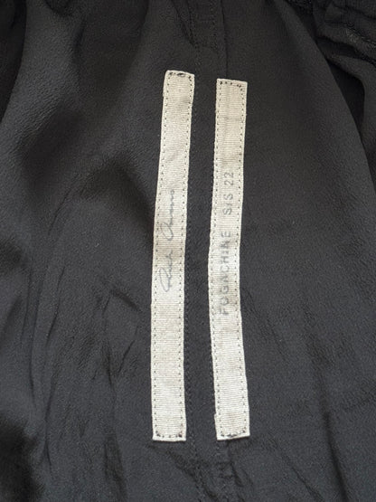 SS22 Rick Owens Mainline "Fogachine" Silk Bela Boxer Shorts