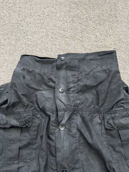 SS09 Rick Owens DRKSHDW "Strutter" High Neck Cropped Jacket