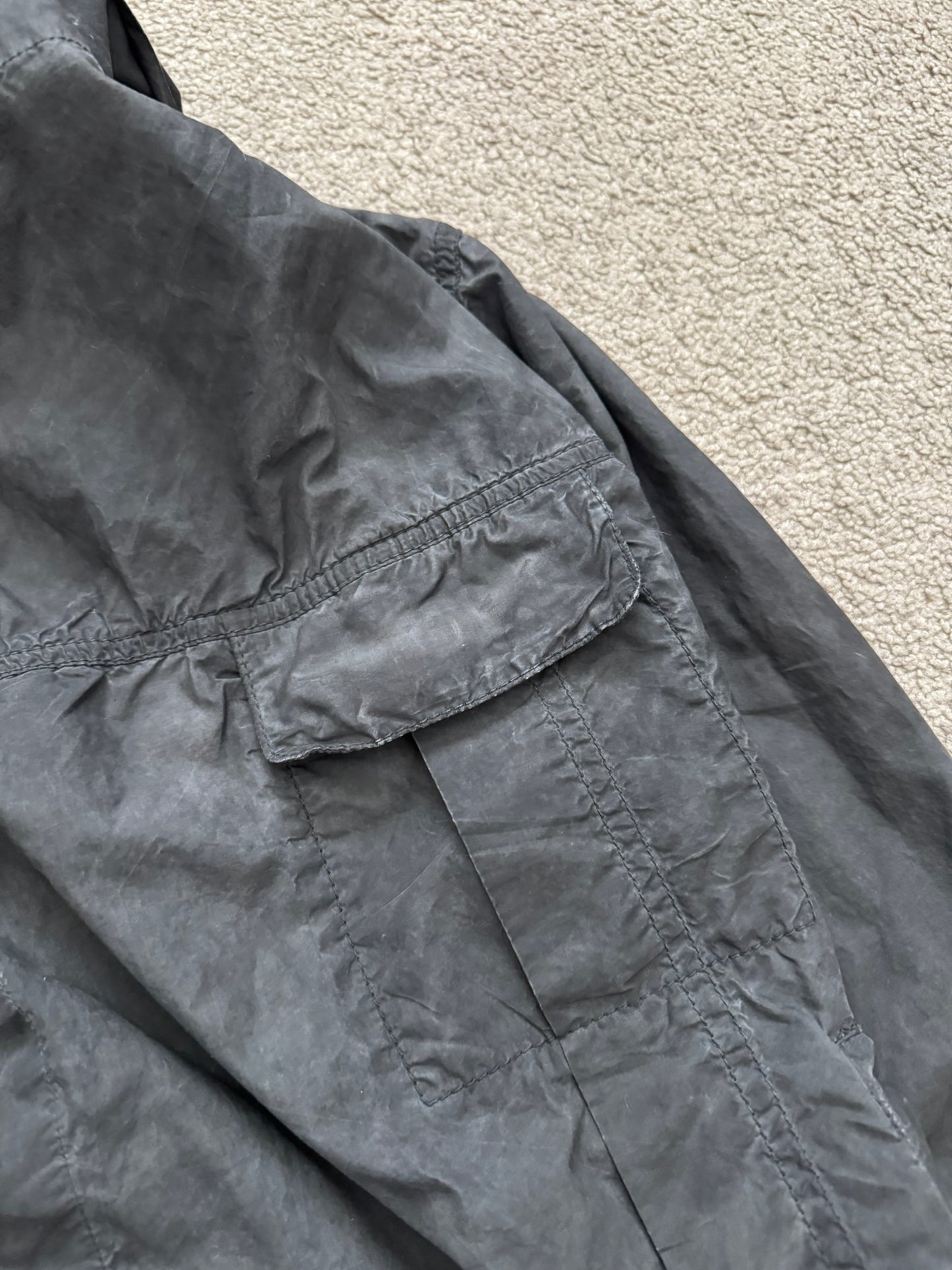 SS09 Rick Owens DRKSHDW "Strutter" High Neck Cropped Jacket