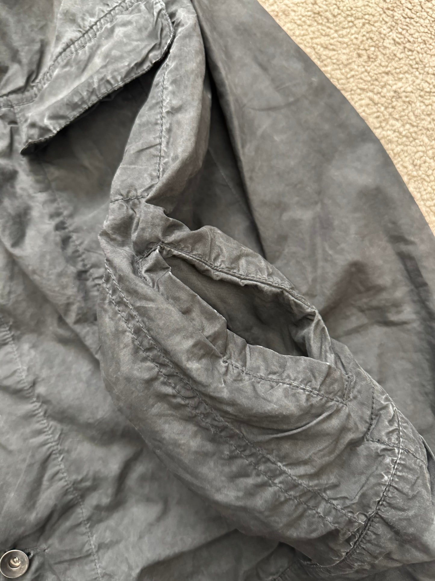 SS09 Rick Owens DRKSHDW "Strutter" High Neck Cropped Jacket