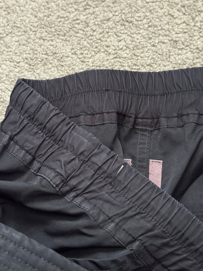 SS17 Rick Owens DRKSHDW Black Nylon Creatch Cargo Pants