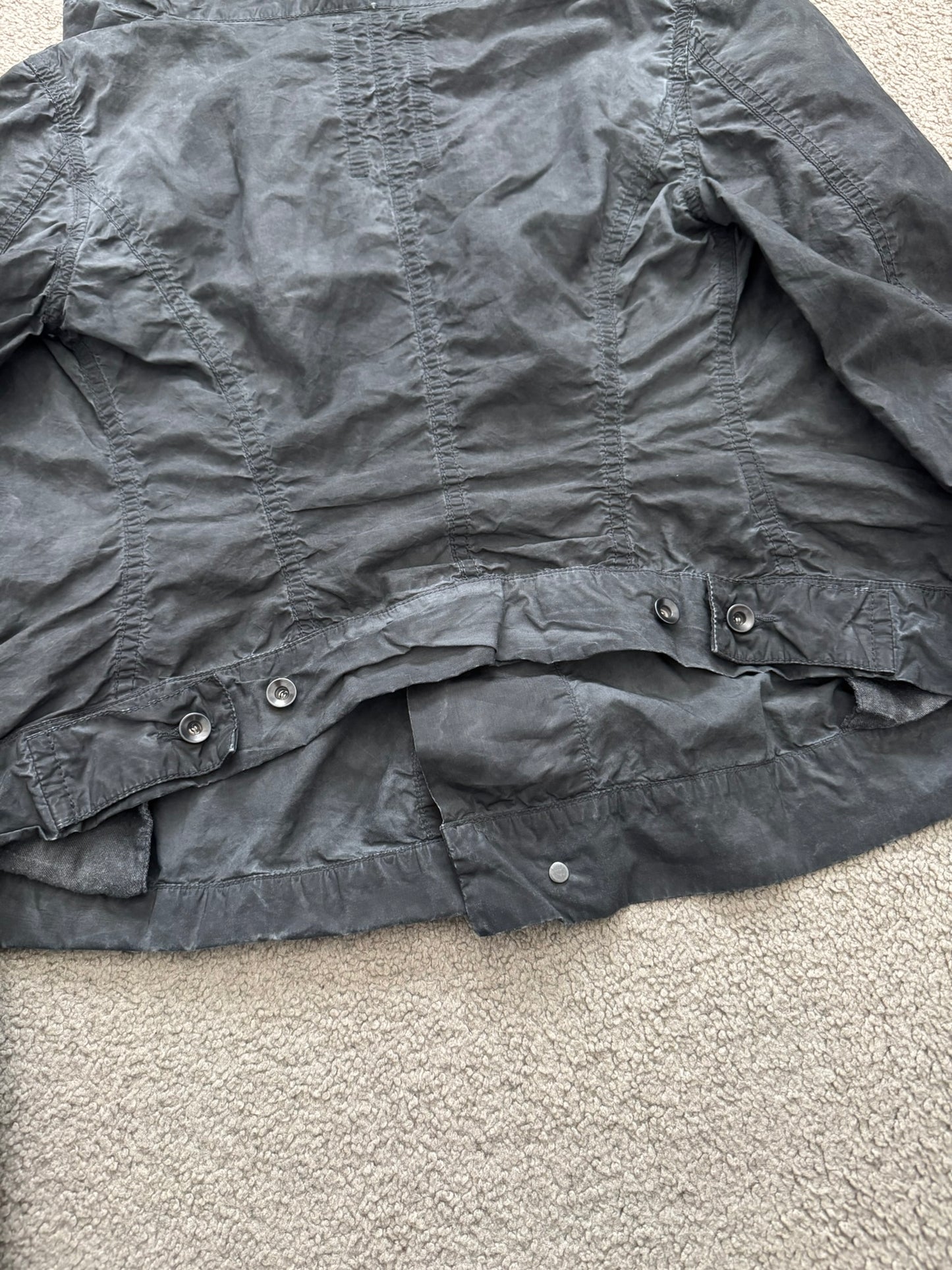 SS09 Rick Owens DRKSHDW "Strutter" High Neck Cropped Jacket