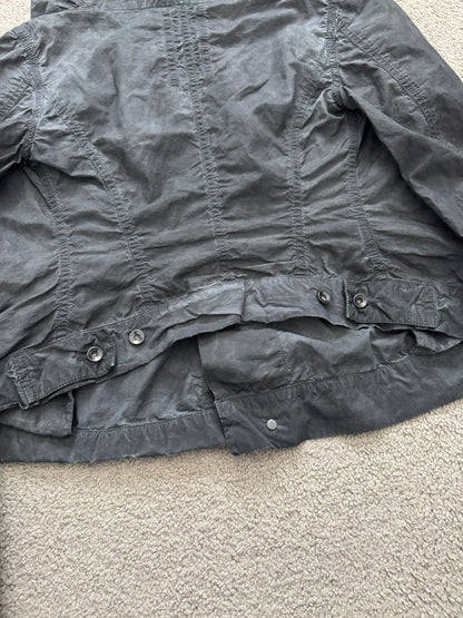 SS09 Rick Owens DRKSHDW "Strutter" High Neck Cropped Jacket
