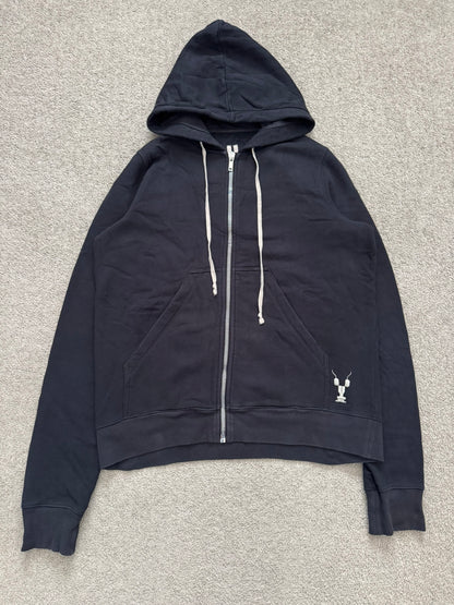 FW17 Rick Owens DRKSHDW "Gym Logo" Felpa Jason Zip Up Hoodie