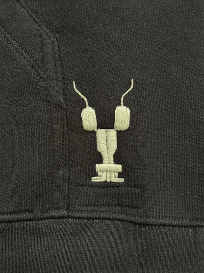 FW17 Rick Owens DRKSHDW "Gym Logo" Felpa Jason Zip Up Hoodie