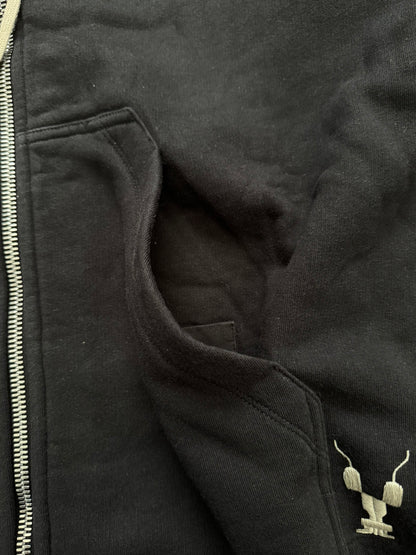 FW17 Rick Owens DRKSHDW "Gym Logo" Felpa Jason Zip Up Hoodie