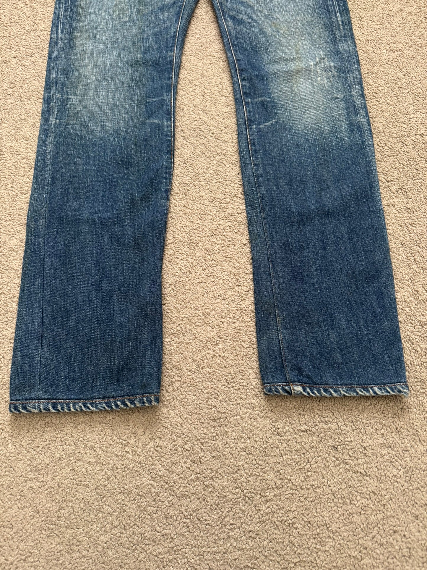 Dior Homme by Kris Van Assche MIJ Clawmark Washed Denim Jeans