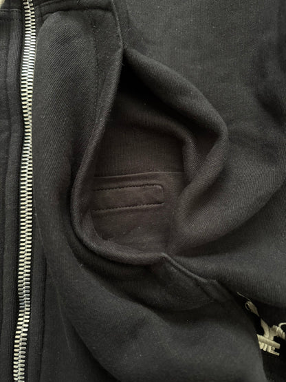 FW17 Rick Owens DRKSHDW "Gym Logo" Felpa Jason Zip Up Hoodie