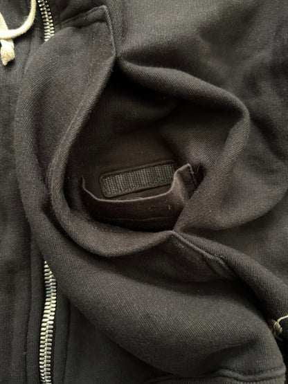 FW17 Rick Owens DRKSHDW "Gym Logo" Felpa Jason Zip Up Hoodie