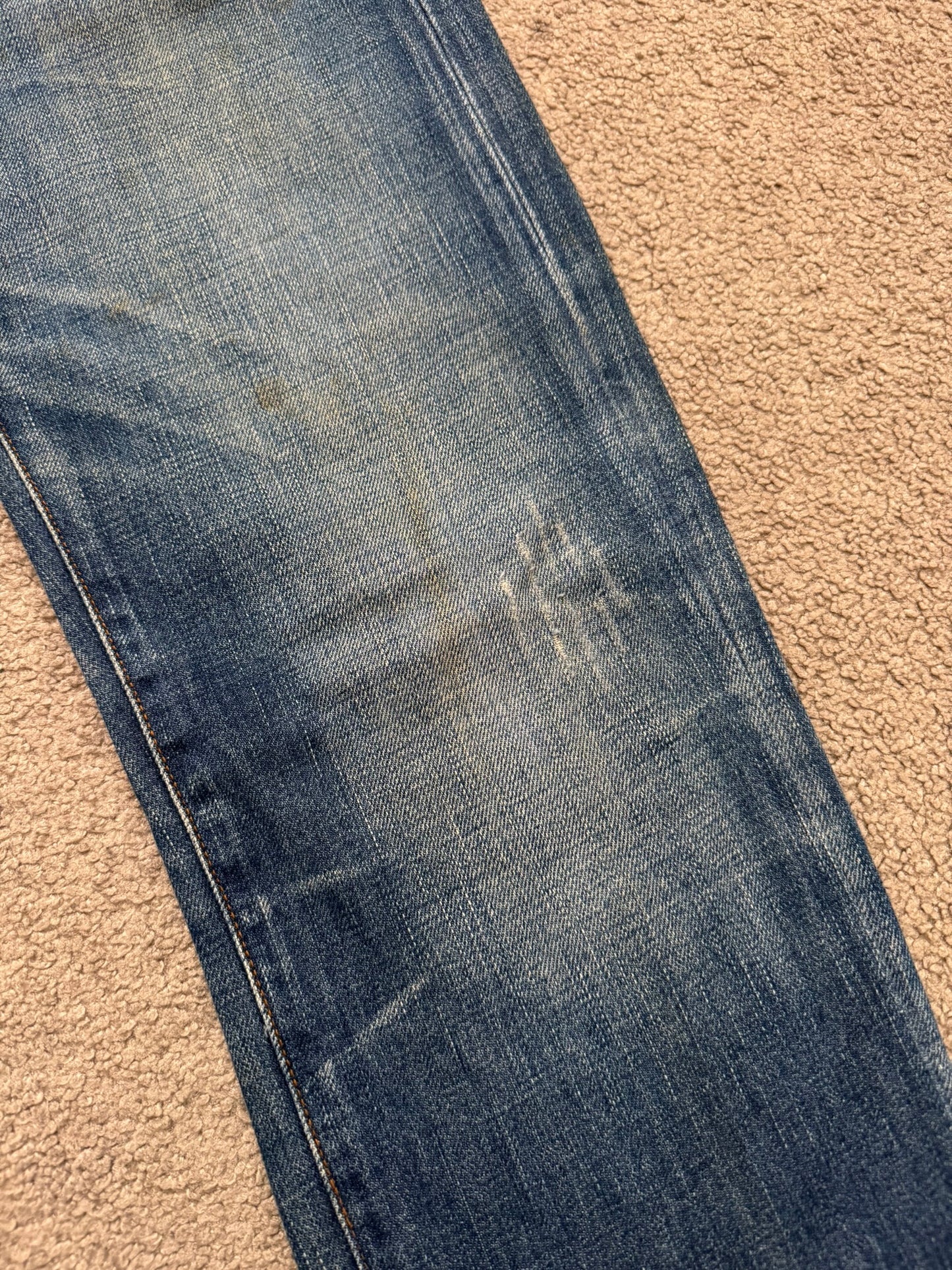 Dior Homme by Kris Van Assche MIJ Clawmark Washed Denim Jeans