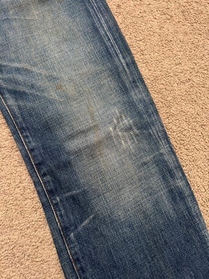 Dior Homme by Kris Van Assche MIJ Clawmark Washed Denim Jeans