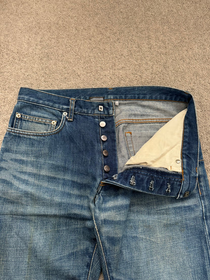 Dior Homme by Kris Van Assche MIJ Clawmark Washed Denim Jeans