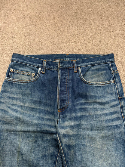 Dior Homme by Kris Van Assche MIJ Clawmark Washed Denim Jeans