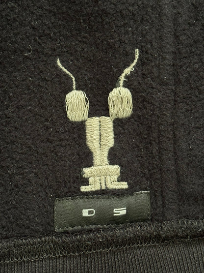 FW17 Rick Owens DRKSHDW "Gym Logo" Felpa Jason Zip Up Hoodie