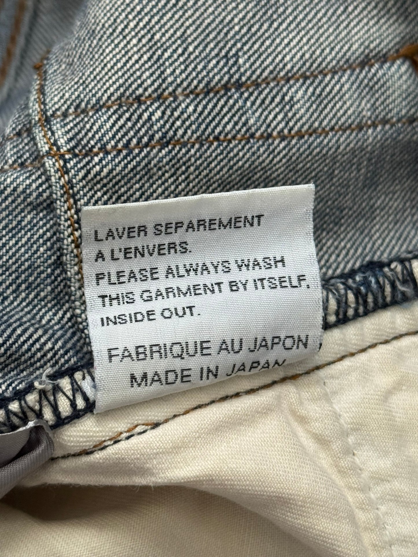 Dior Homme by Kris Van Assche MIJ Clawmark Washed Denim Jeans