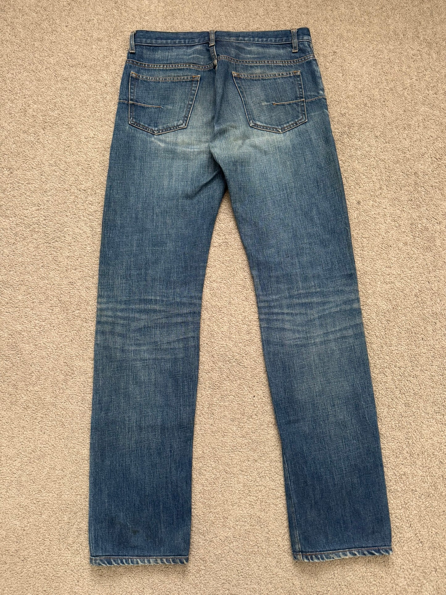 Dior Homme by Kris Van Assche MIJ Clawmark Washed Denim Jeans