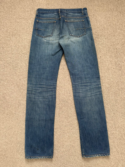 Dior Homme by Kris Van Assche MIJ Clawmark Washed Denim Jeans