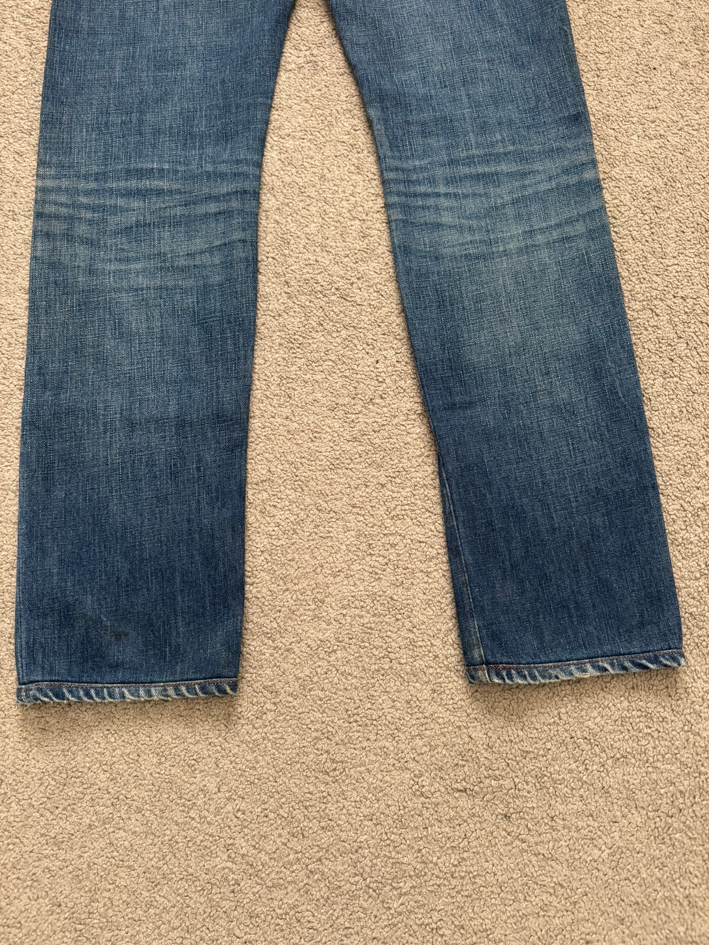 Dior Homme by Kris Van Assche MIJ Clawmark Washed Denim Jeans