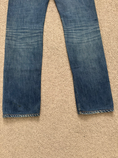 Dior Homme by Kris Van Assche MIJ Clawmark Washed Denim Jeans