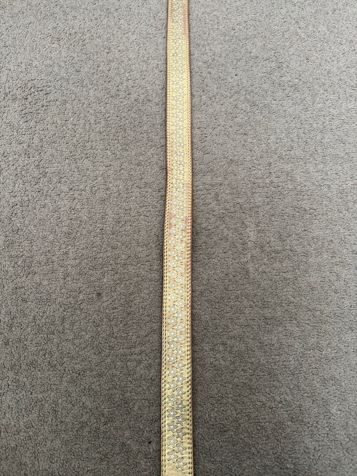 SS06 Dior Homme by Hedi Slimane Gold Star Studded Belt