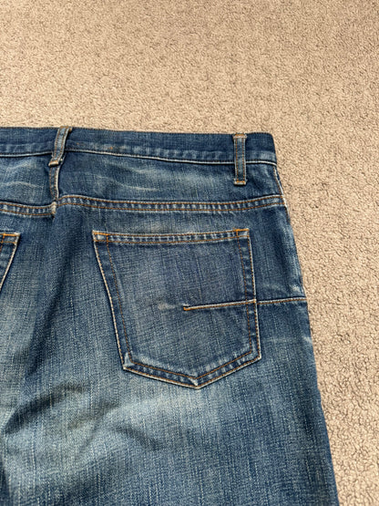 Dior Homme by Kris Van Assche MIJ Clawmark Washed Denim Jeans