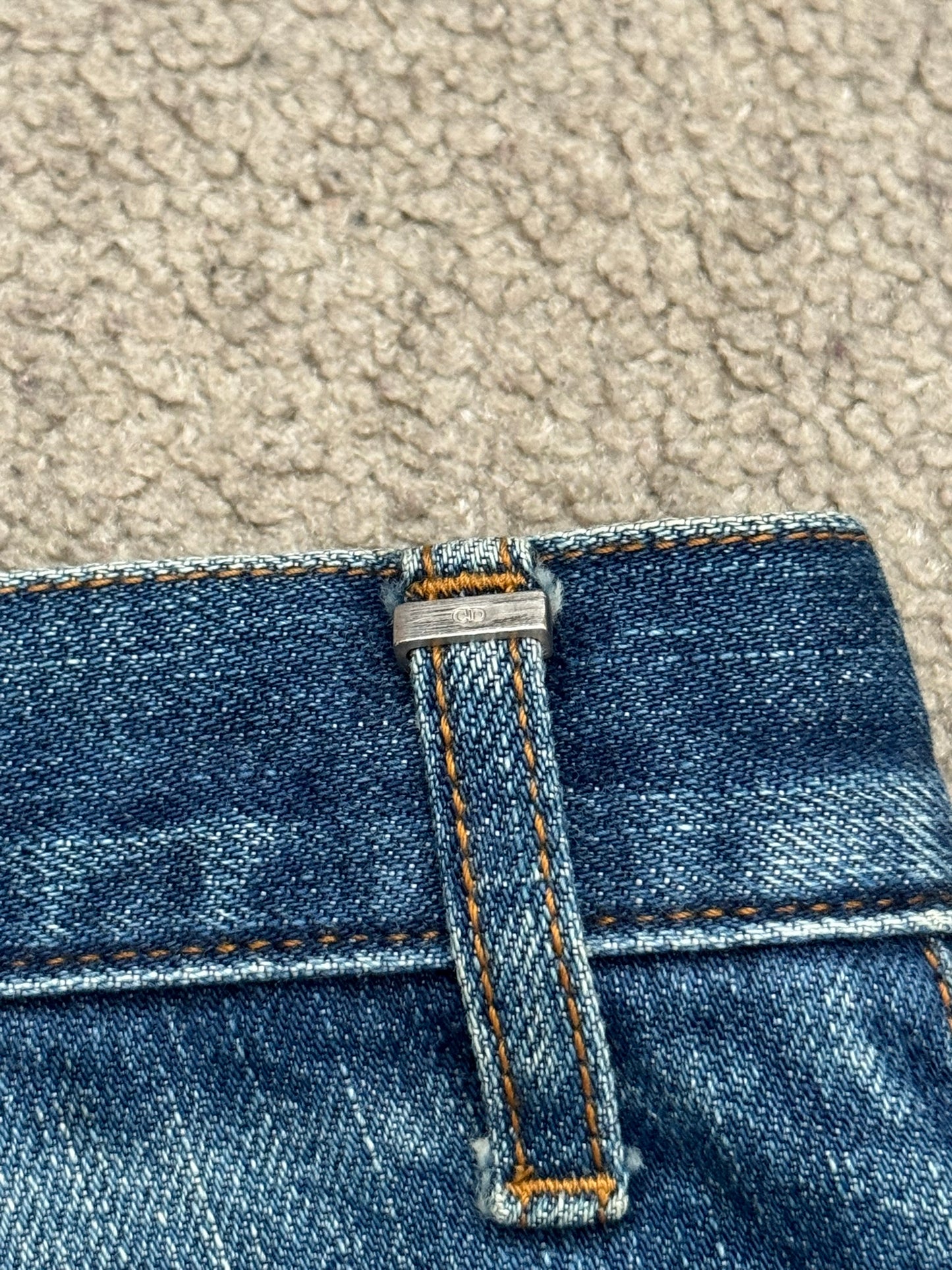Dior Homme by Kris Van Assche MIJ Clawmark Washed Denim Jeans