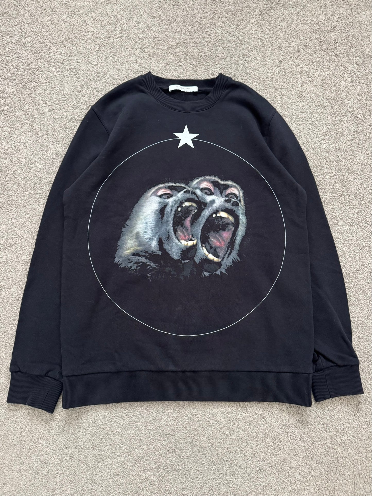 FW16 Givenchy by Riccardo Tisci Monkey Brothers Sweatshirt
