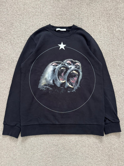FW16 Givenchy by Riccardo Tisci Monkey Brothers Sweatshirt