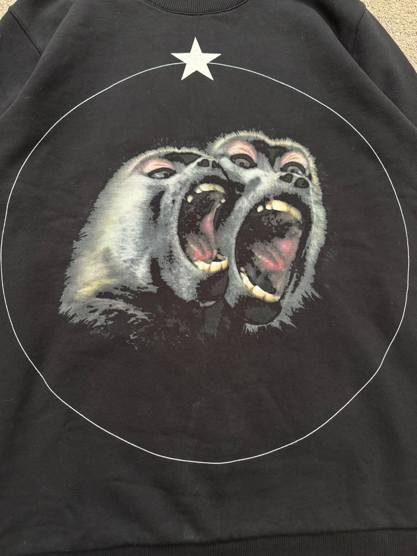 FW16 Givenchy by Riccardo Tisci Monkey Brothers Sweatshirt