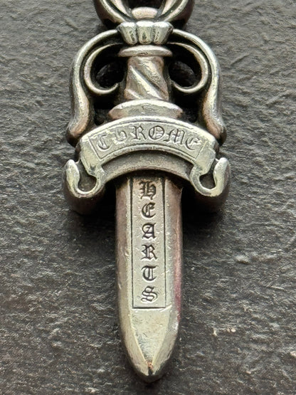 Chrome Hearts Large Silver Dagger Pendant