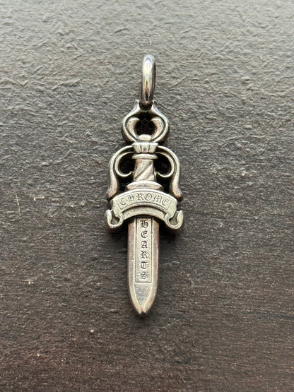 Chrome Hearts Large Silver Dagger Pendant