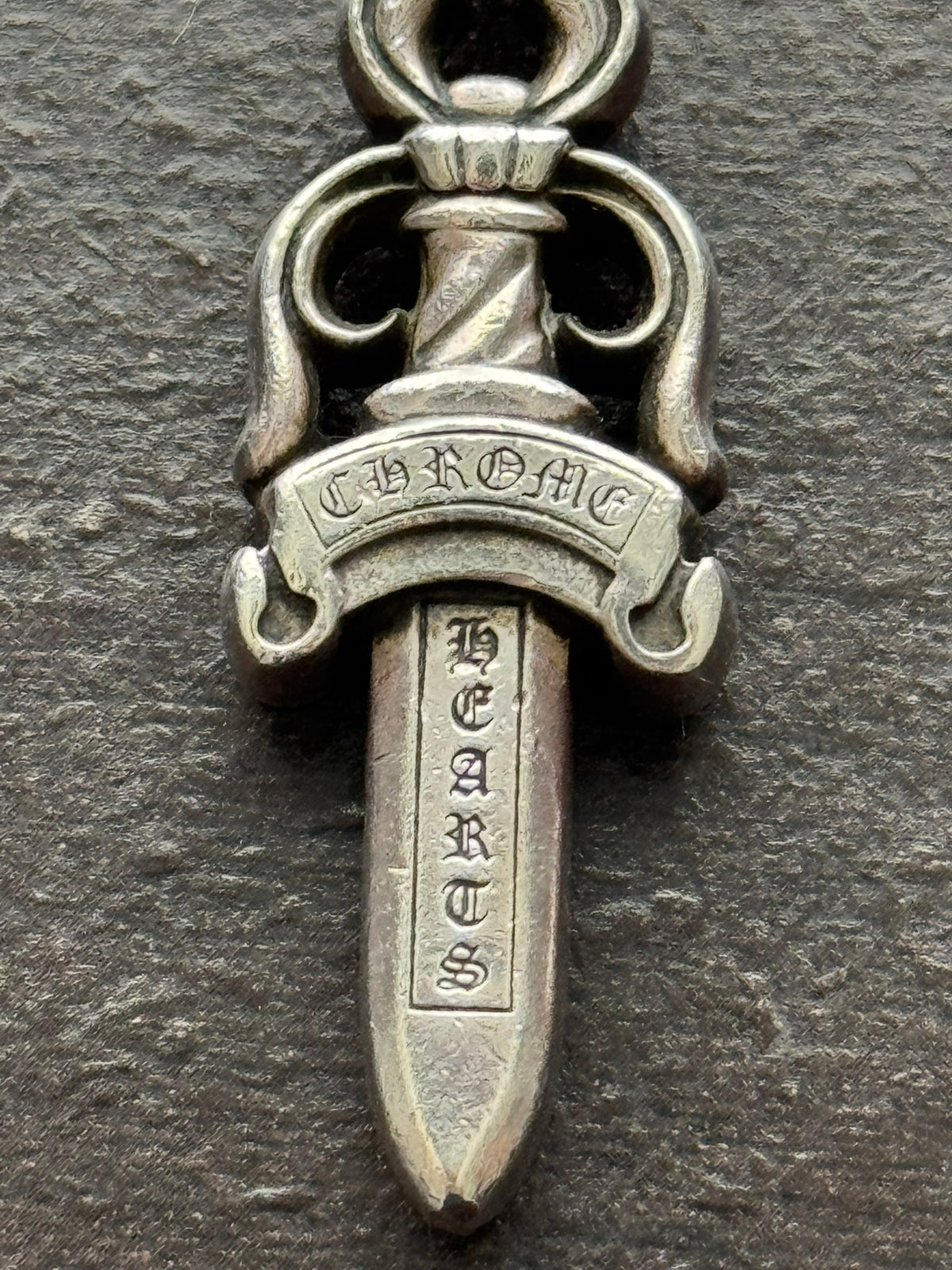 Chrome Hearts Large Silver Dagger Pendant