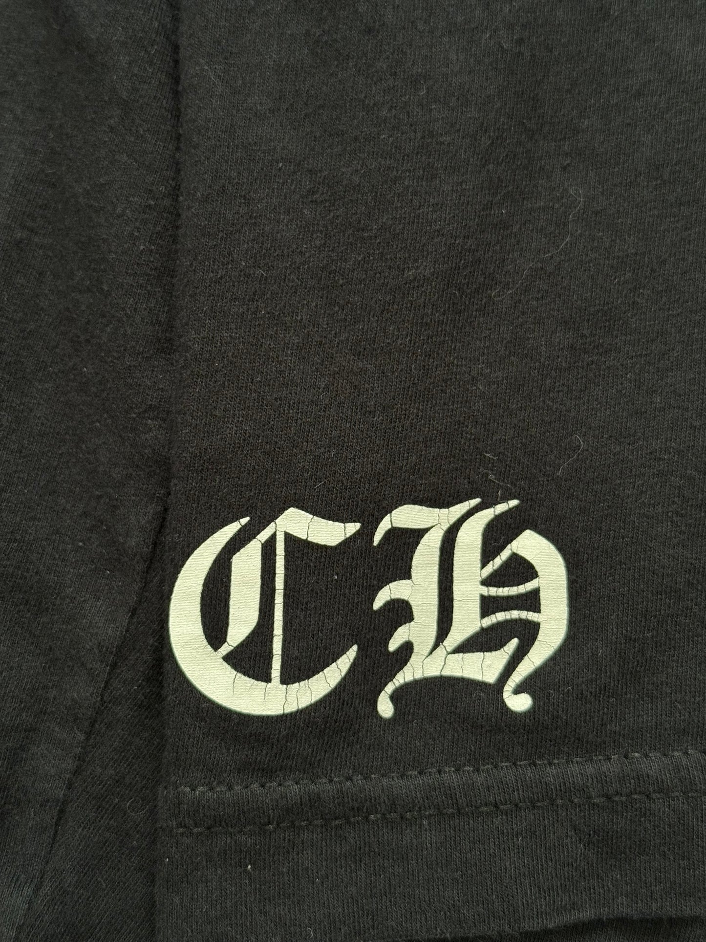 Chrome Hearts Fleur & Scroll Logo Long Sleeve T Shirt
