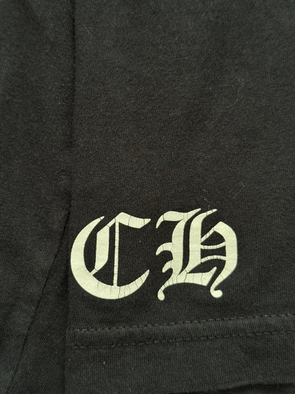 Chrome Hearts Fleur & Scroll Logo Long Sleeve T Shirt