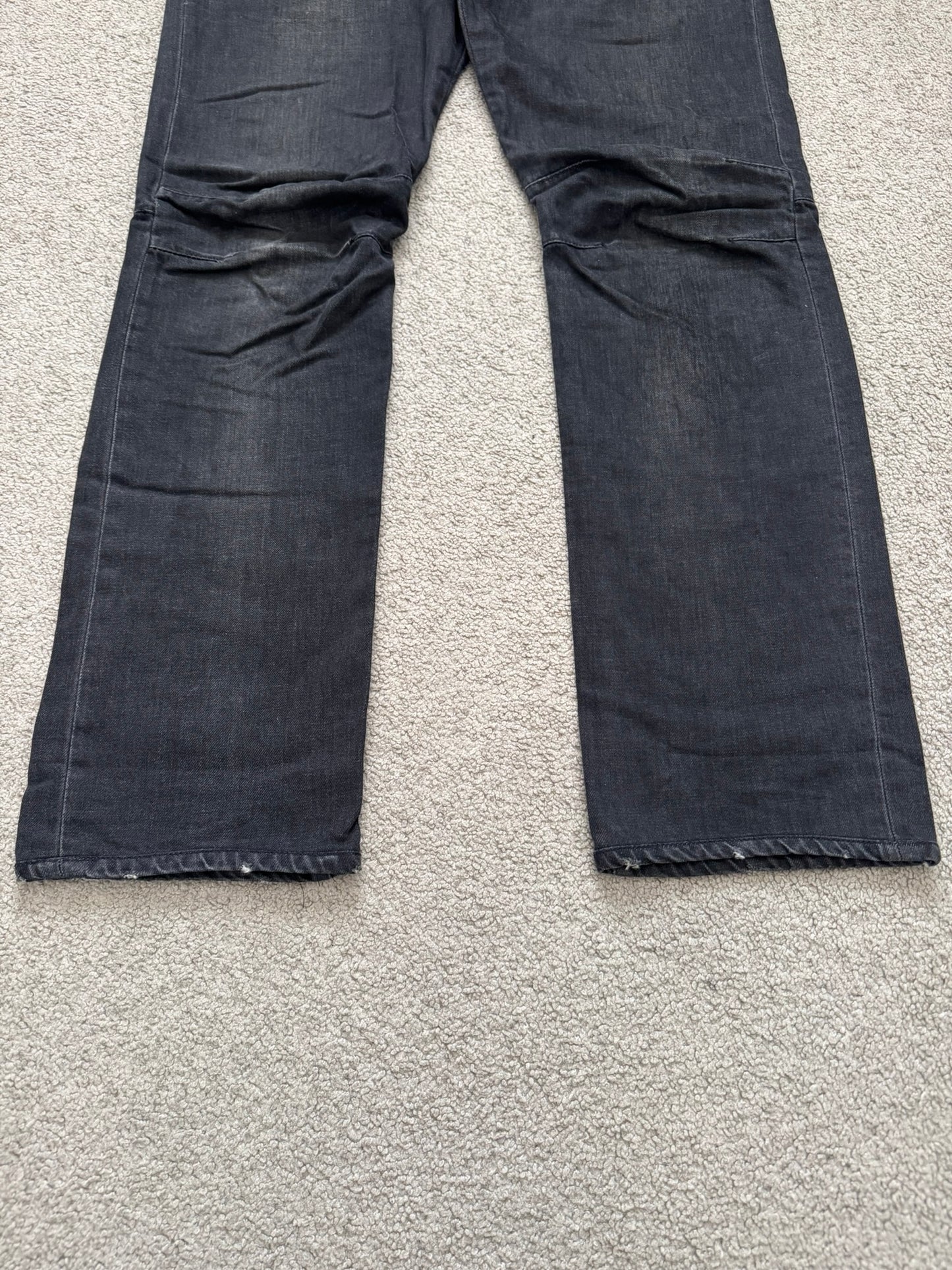 FW11 Balmain by Christophe Decarnin 4 Zip Biker Denim Jeans
