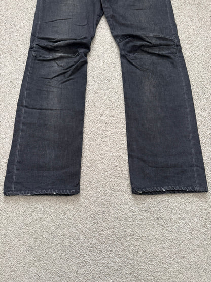 FW11 Balmain by Christophe Decarnin 4 Zip Biker Denim Jeans