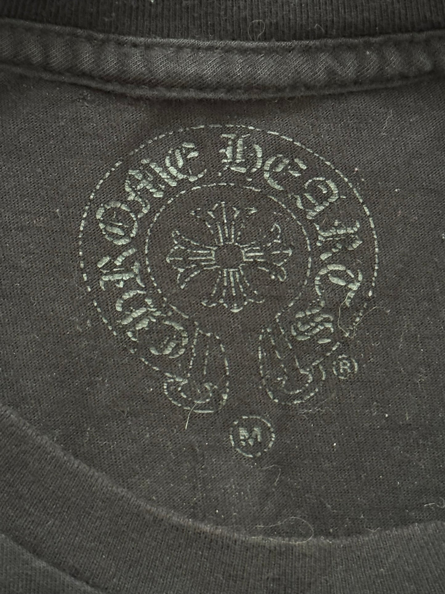 Chrome Hearts Fleur & Scroll Logo Long Sleeve T Shirt