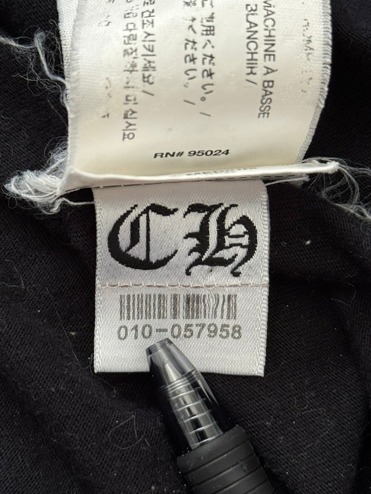 Chrome Hearts Fleur & Scroll Logo Long Sleeve T Shirt