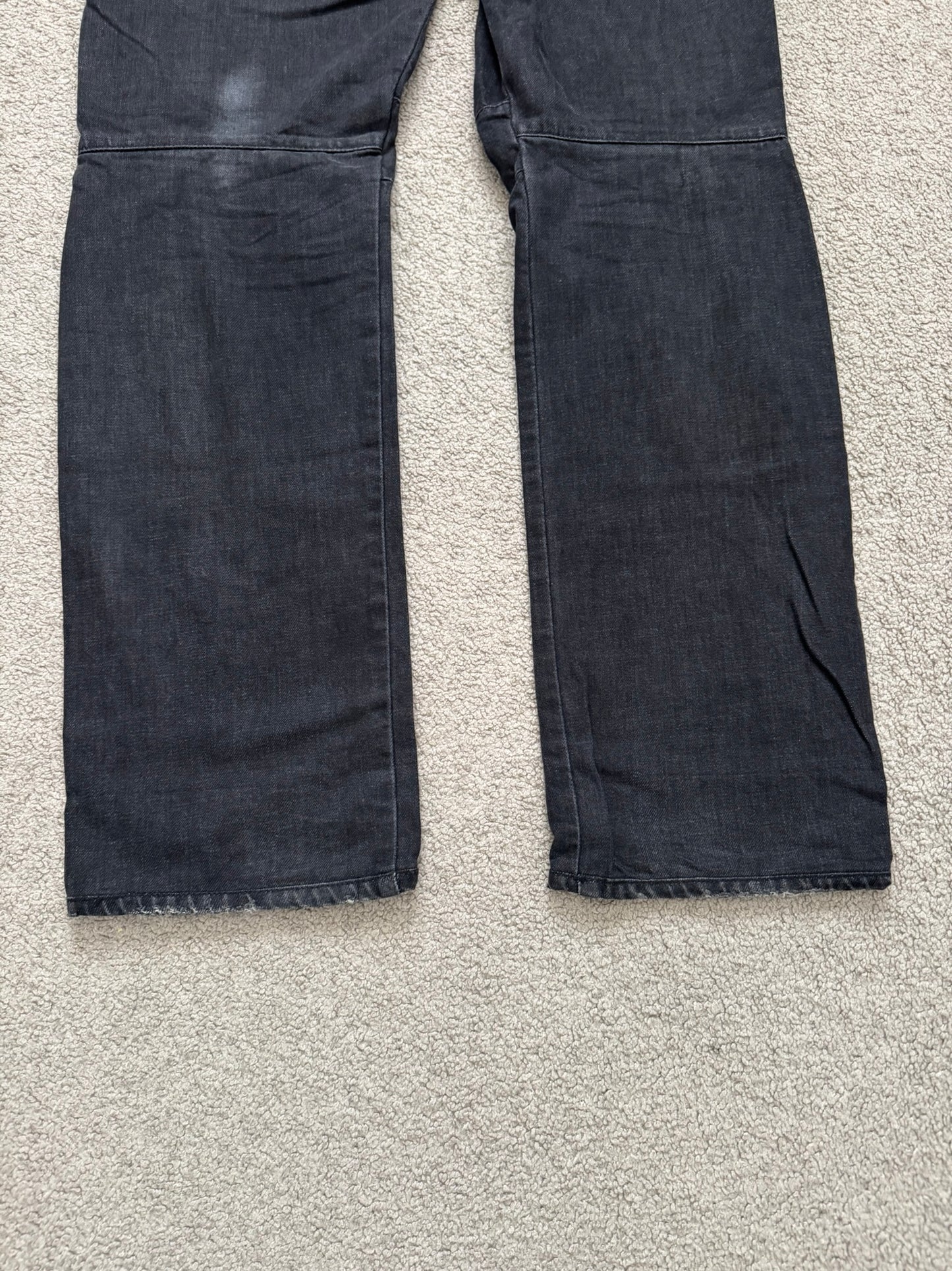 FW11 Balmain by Christophe Decarnin 4 Zip Biker Denim Jeans